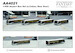 Airport Bus Set ( e.Cobus ) Tail Door version Set of 4 AA4021